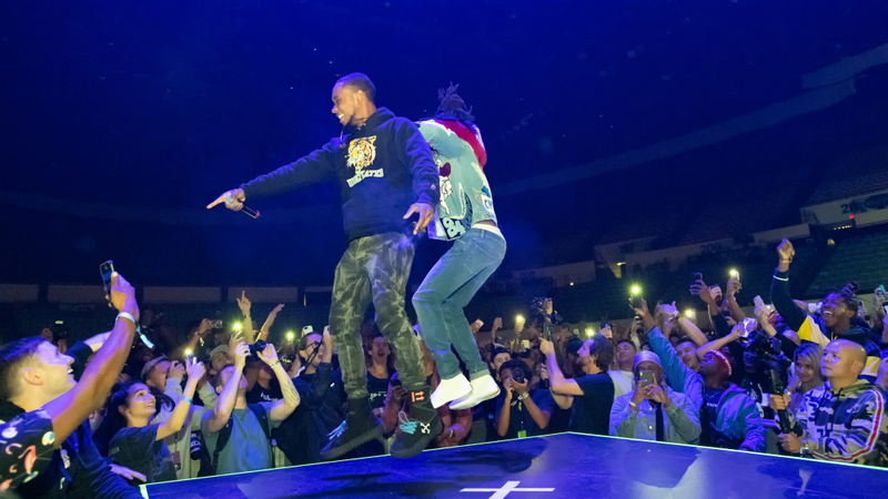 Hip Hop duo Rae Sremmurd perform at the 2018 ComplexCon-Day 1 at Long Beach Convention Center on Nov. 3, 2018, in Long Beach, Calif.